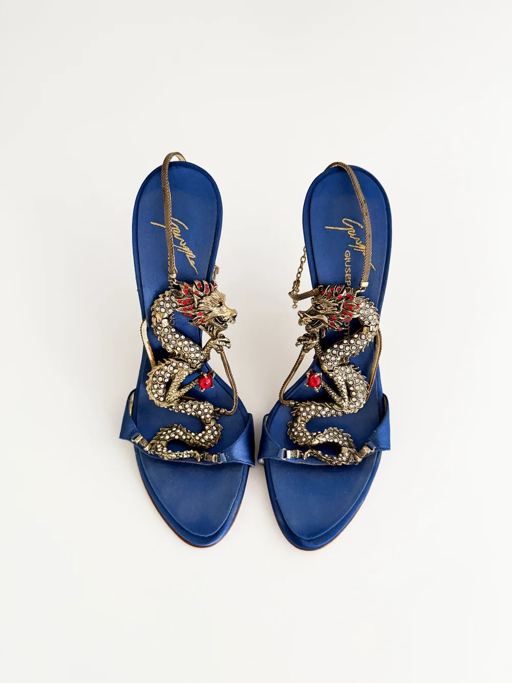 Giuseppe Zanotti Italian Luxury Iconic Dragon Sandal Heels