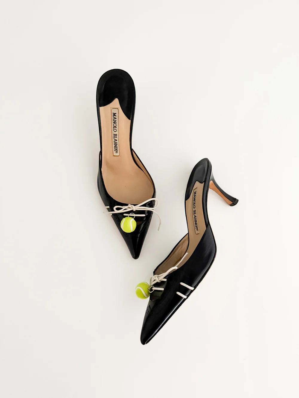 MANOLO BLAHNIK イエローサンダル　35 ドゥロワー MANOLO BLAHNIK/マノロ ブラニク】 STRANIA 10.5cm HEEL SANDAL