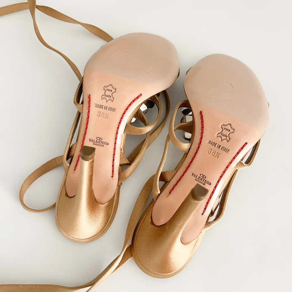 【VALENTINO GARAVANI】 (37) 花 イタリア製 ミュール Valentino Garavani Red Flower Sandals (EU 37) – Ciao Kasia