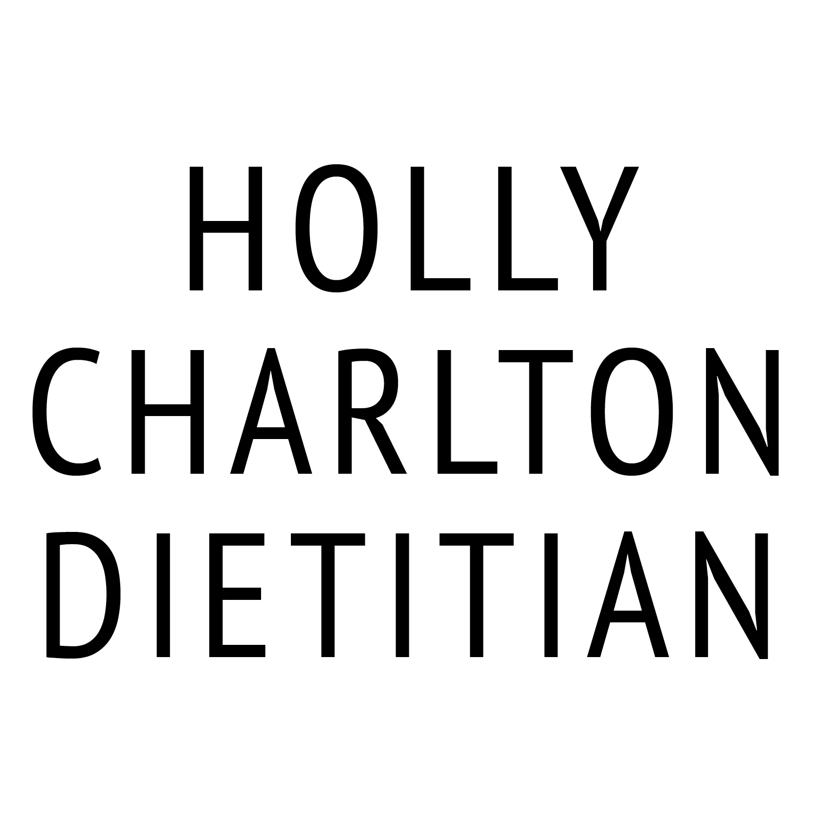 Holly Charlton Dietitian