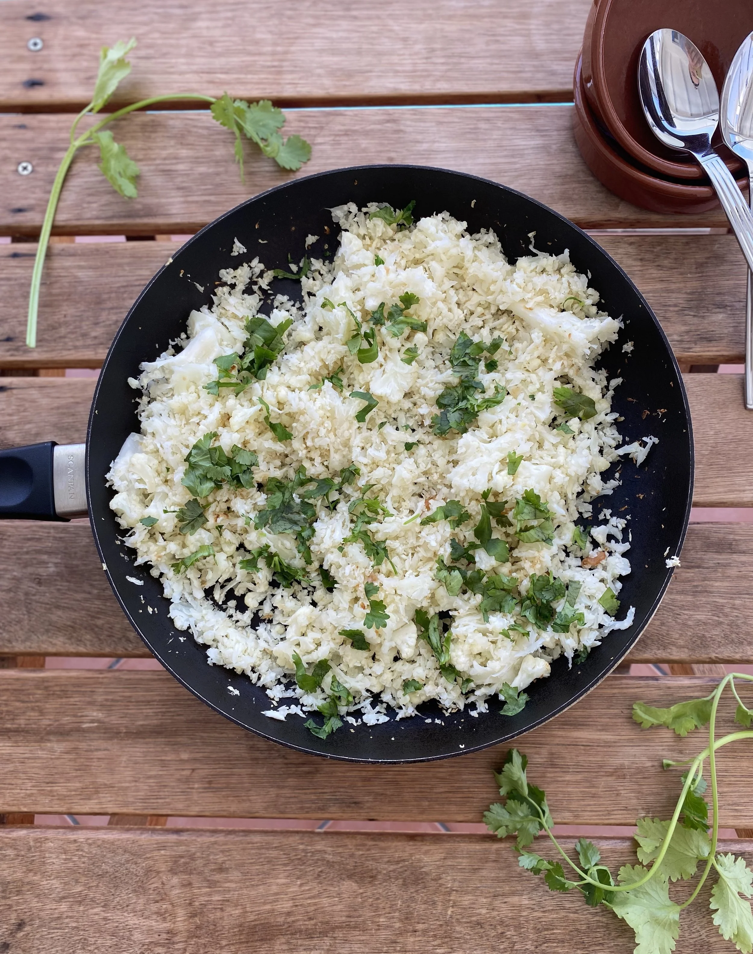 Cauliflower rice (low histamine, lectin, oxalate and carbohydrate)