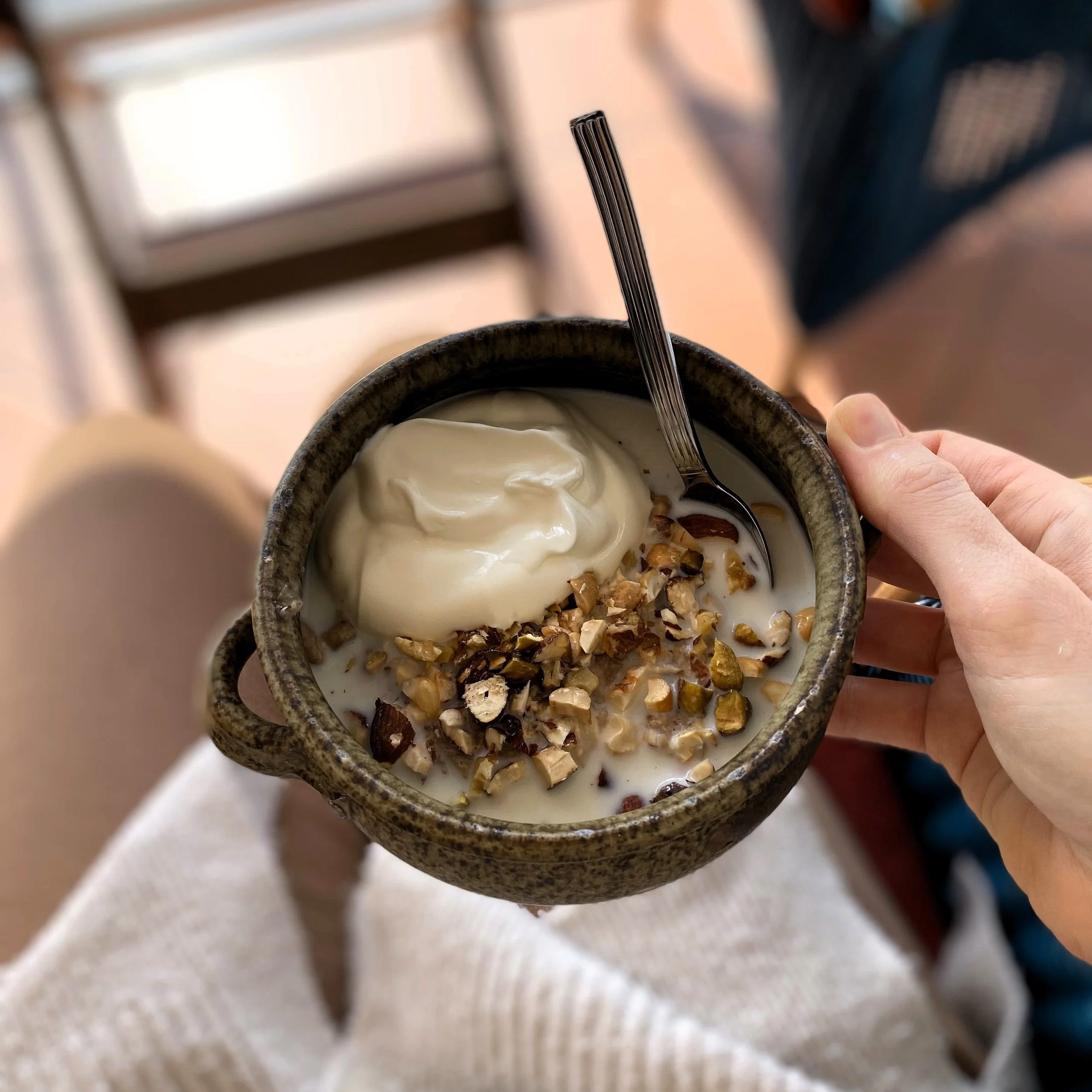 High protein custard porridge 