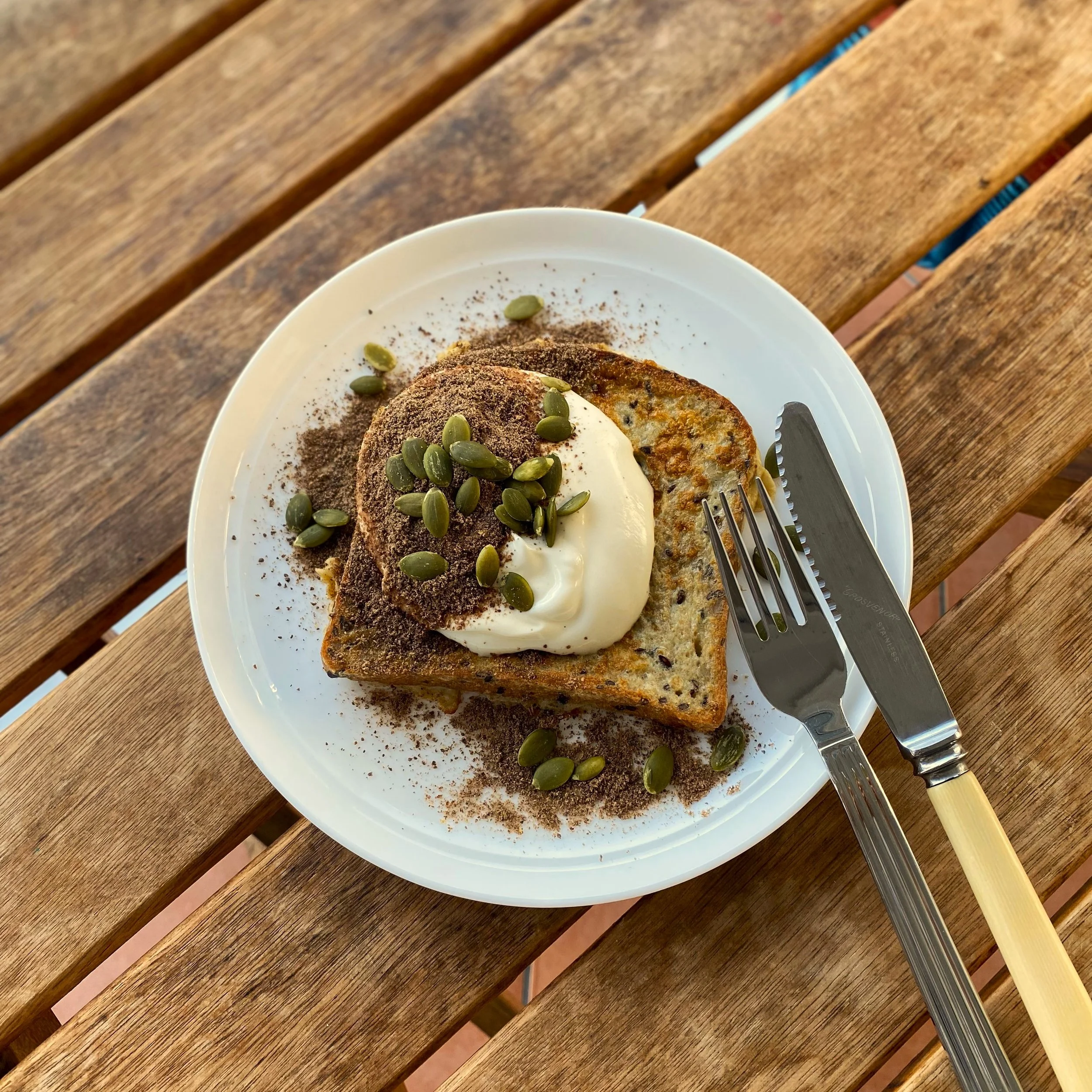 French toast for steady blood sugar levels
