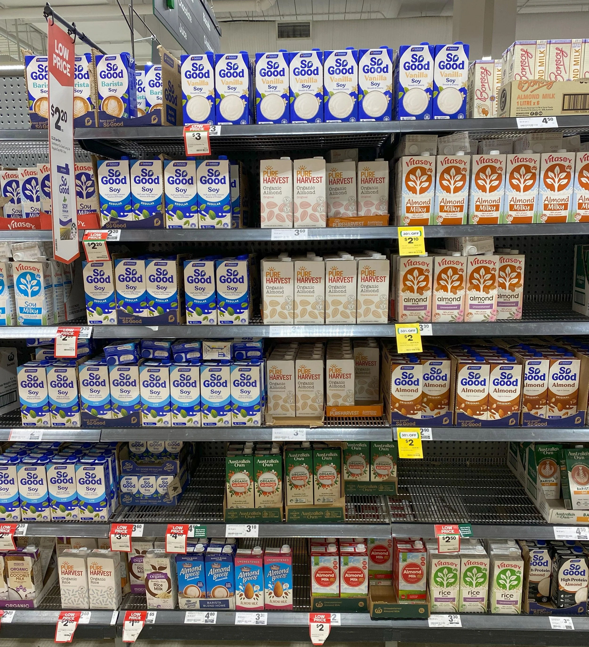 Choosing a milk alternative