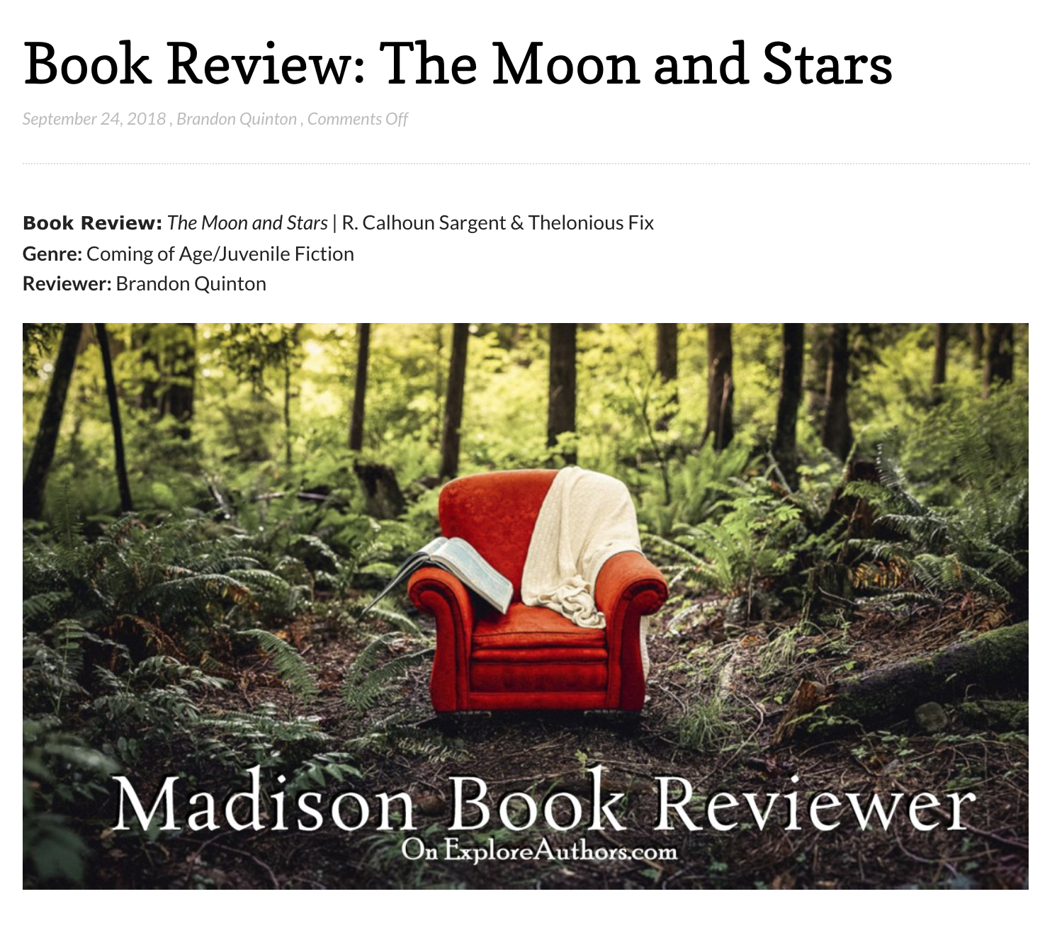 Madison Book Reviewer