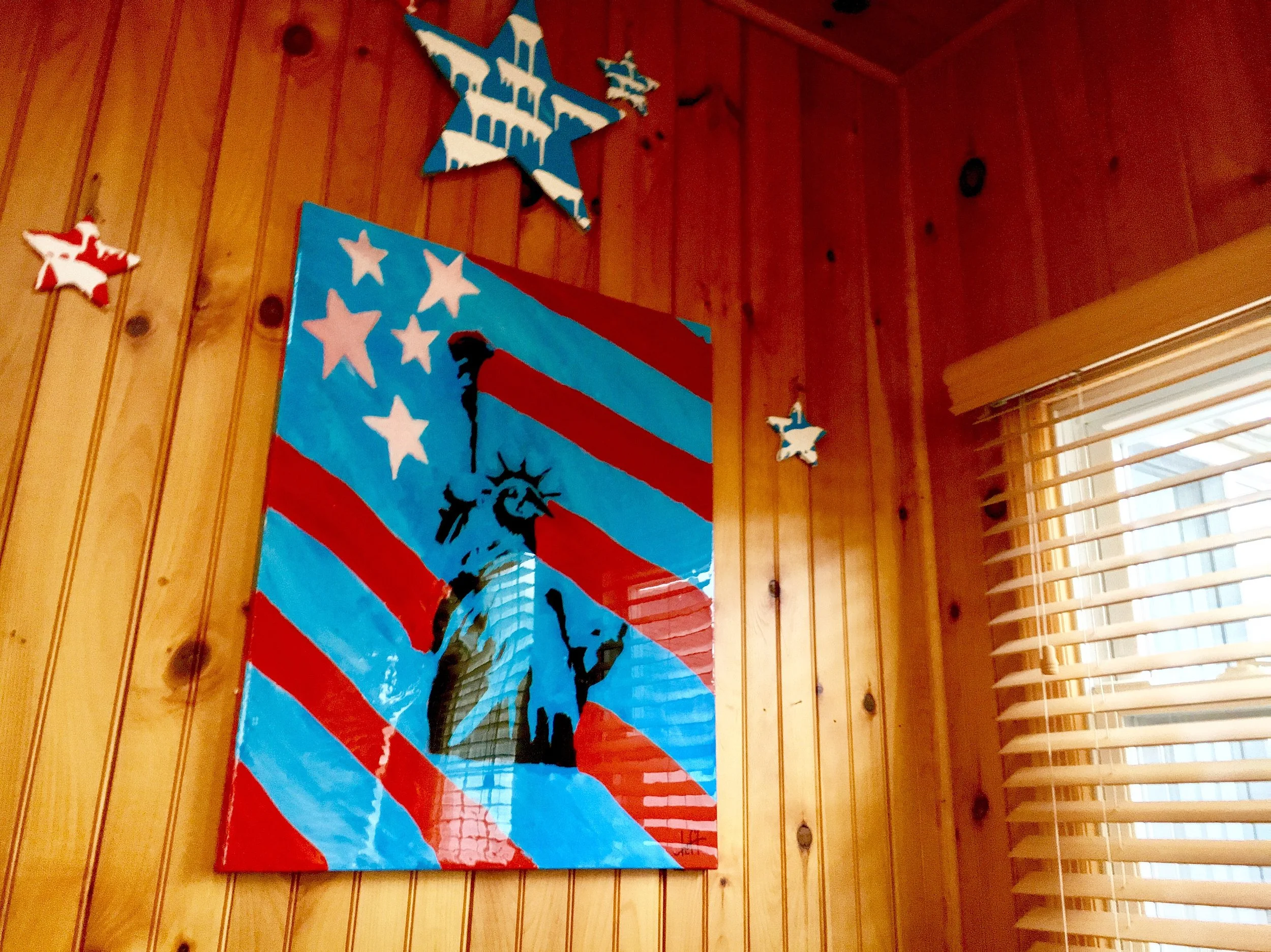 americana babe - Justin Lefty - @JLeftyArt