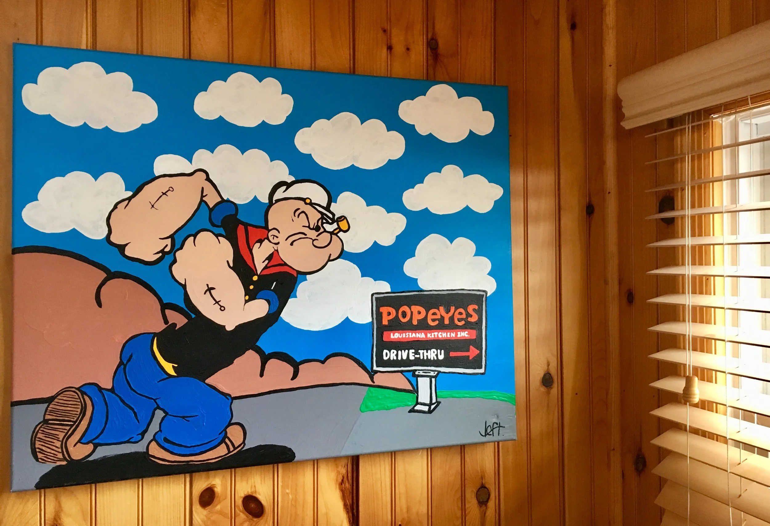 Popeye the Hungry Man - Justin Lefty - @JLeftyArt