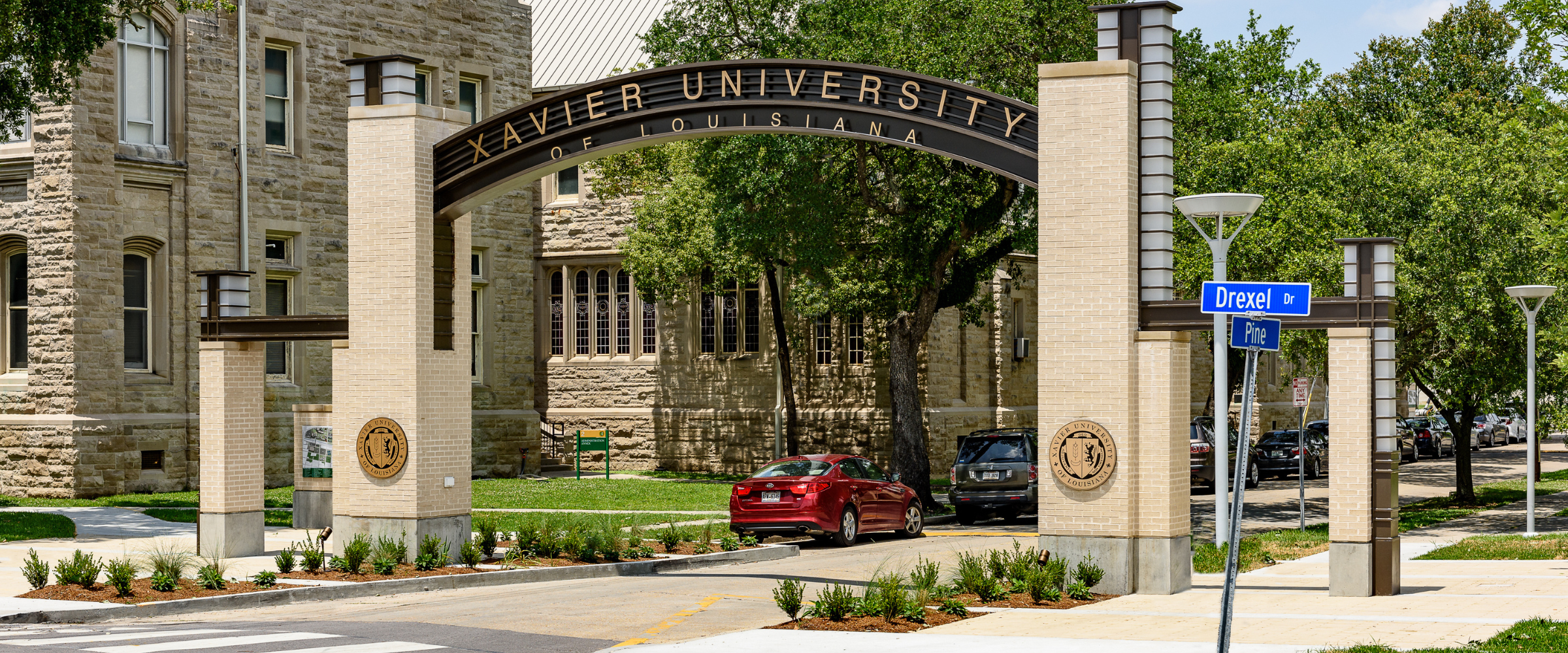 Xavier University of Louisiana Campus Entry Arch