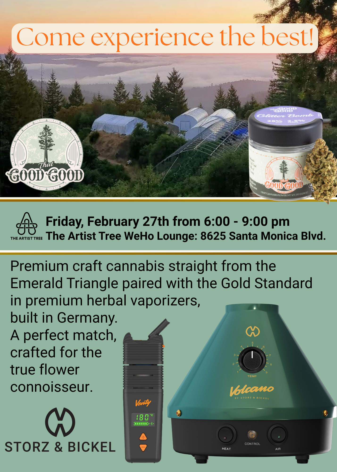 That Good Good and Storz and Bickel 