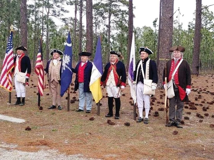 Colonial guard at Camden