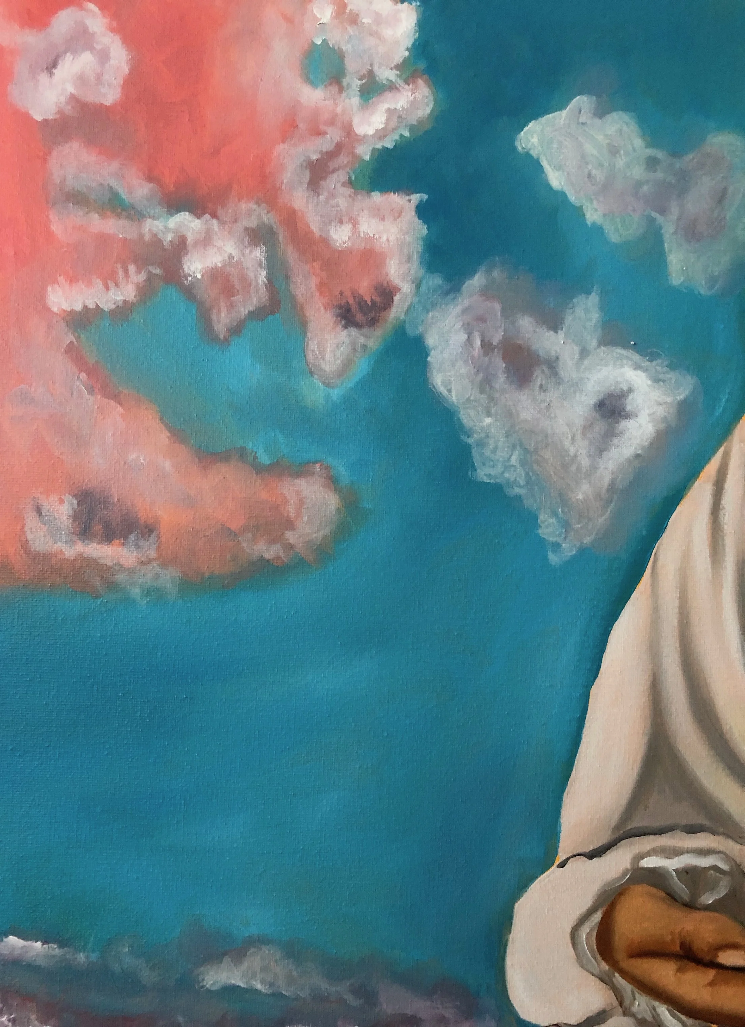 How to eat a peach (detail)