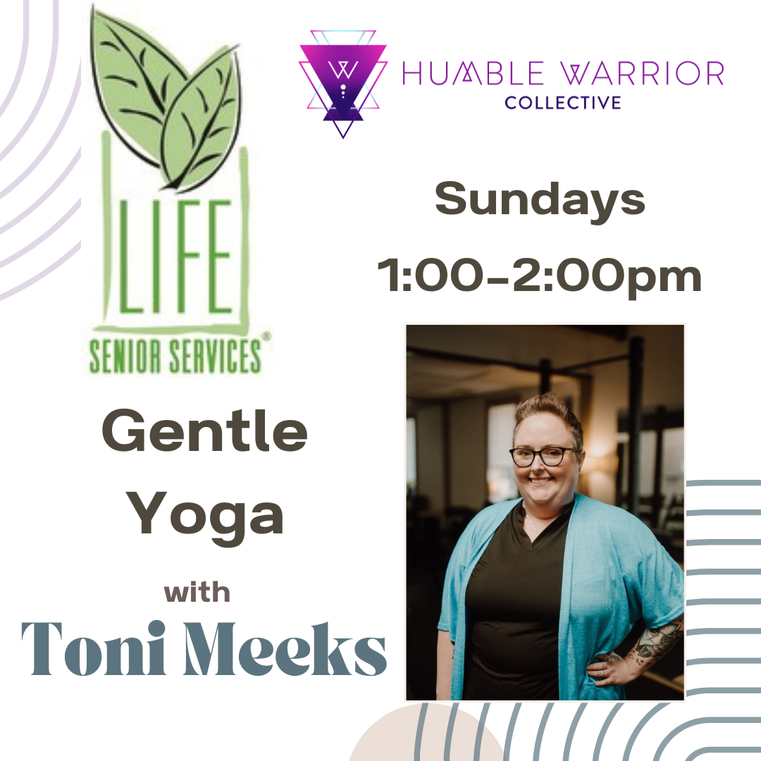 Sundays 1-2pm Gentle Yoga at Life Senior Services