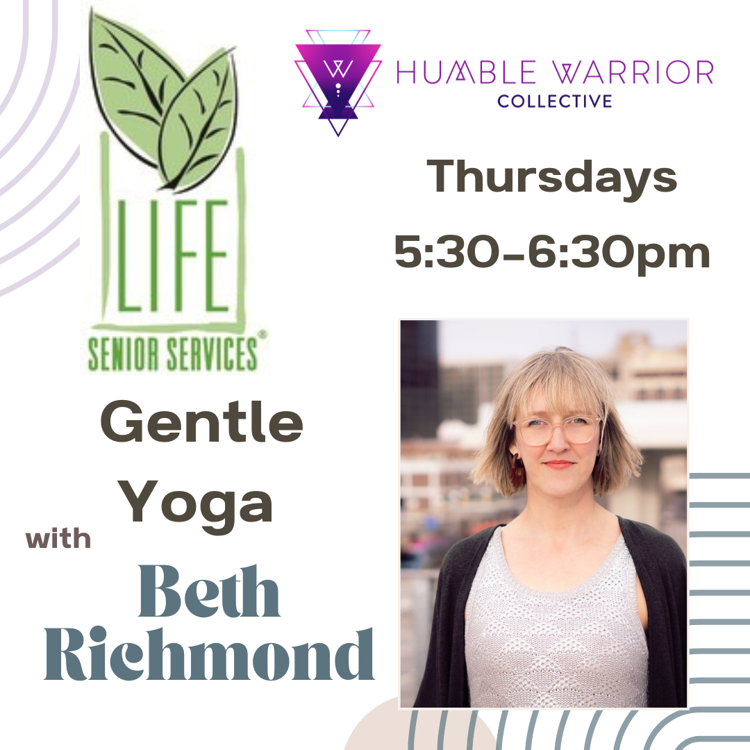  Thursdays 5:30pm Gentle Yoga at Life Senior Services