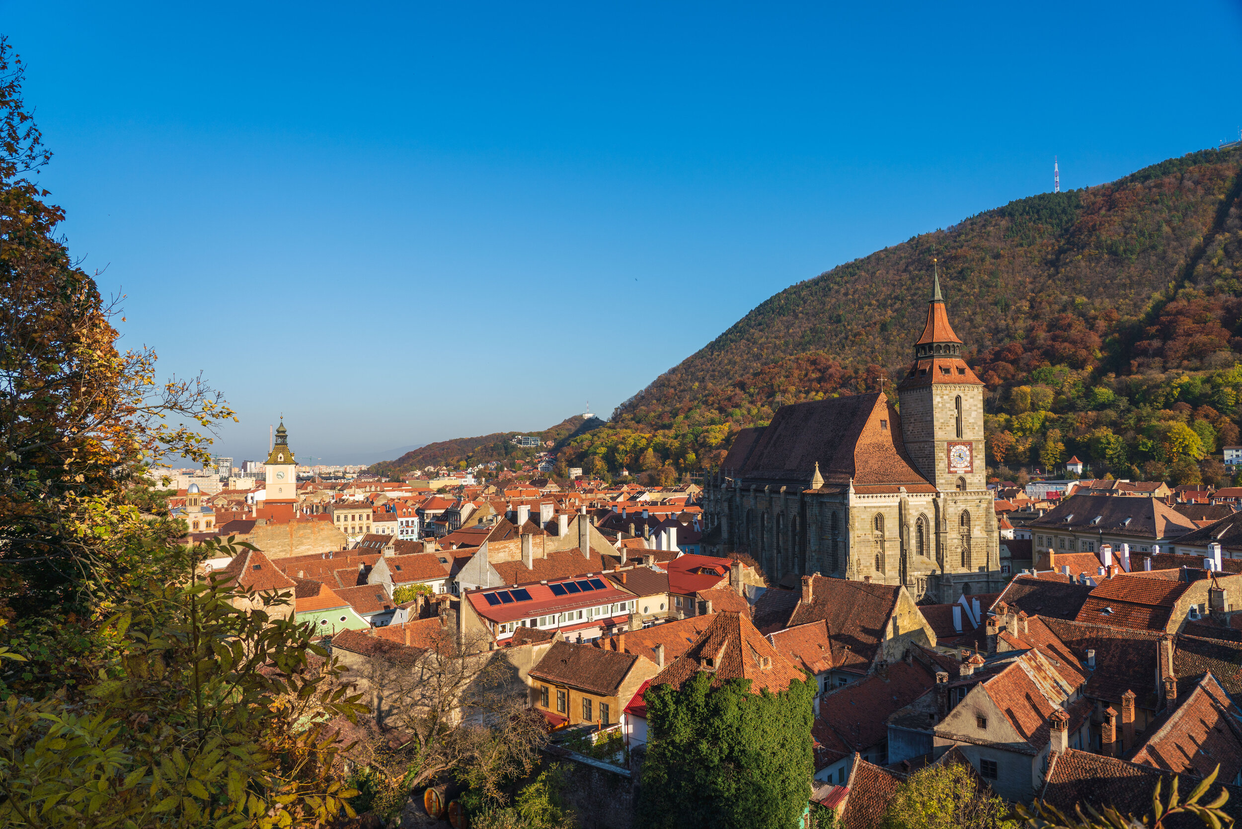  The town of Brasov, Romania which sits nestled into the Carpathian Mountains. I visited my friend Jules here and she showed me the city and some of its history. 