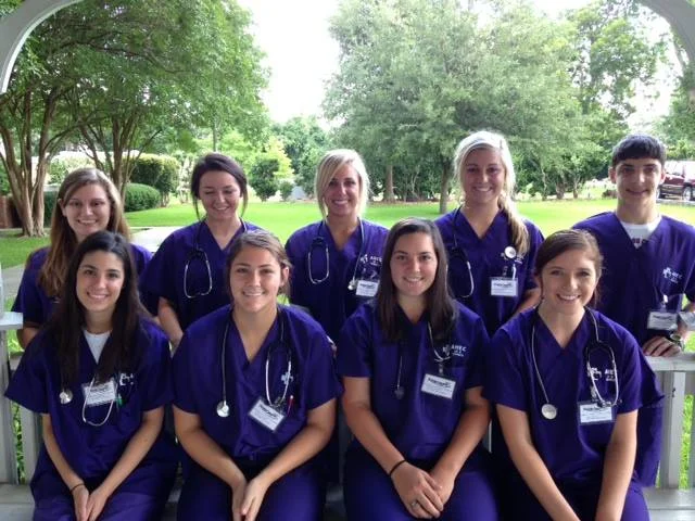 Top row, from left to right: Ashlyn Fabre, Macenzi Foret, Katelyn Loupe, Jaimie Knight, and William LeBlanc Bottom row, from left to right: Whitney LeBlanc, Abigail Gilbert, Kristen Jarreau, and Erin Catlett