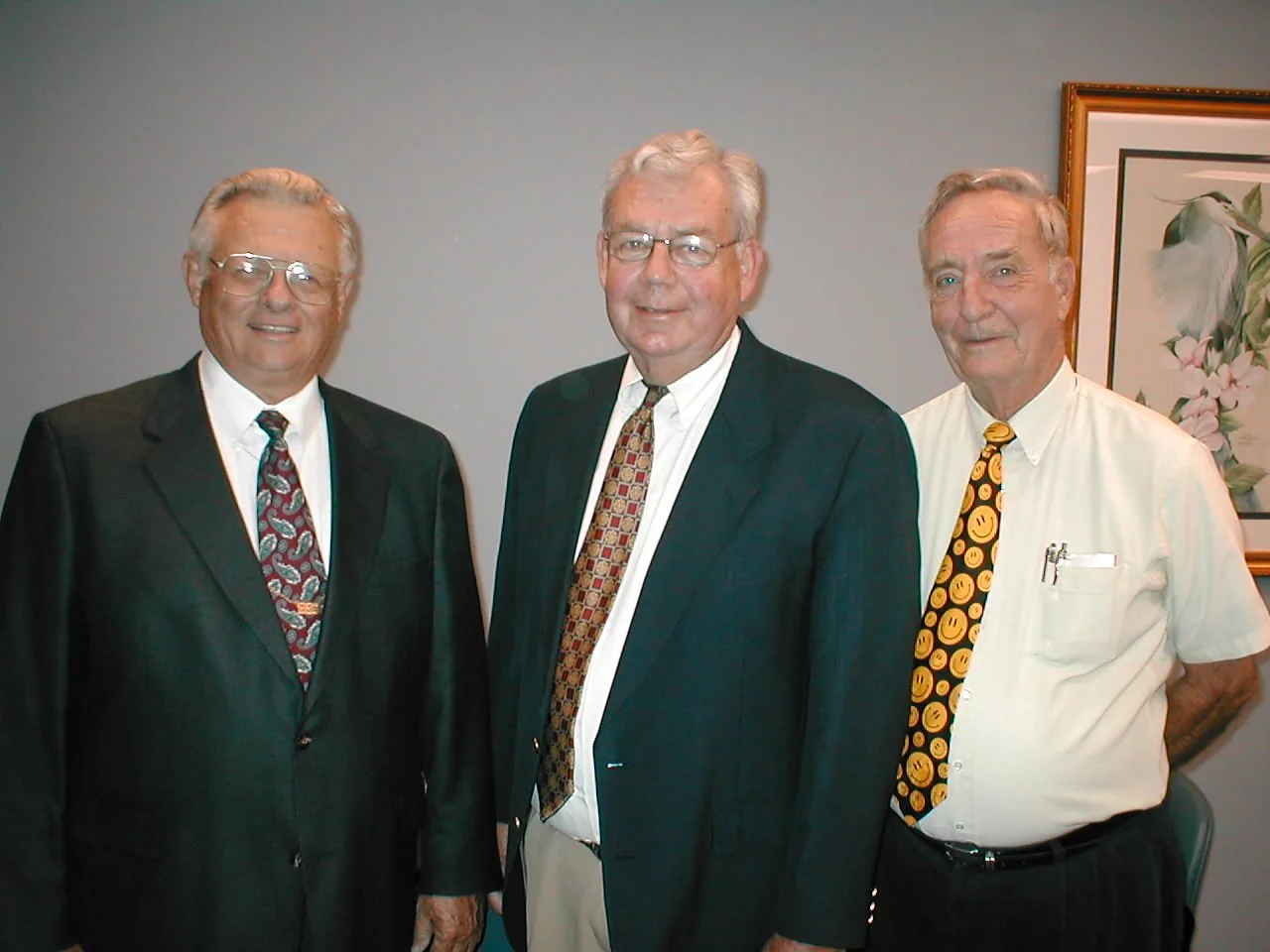  Left to right:  Dr. Fulmer ,  Dr. Kellerman , and Dr. Christopher. 