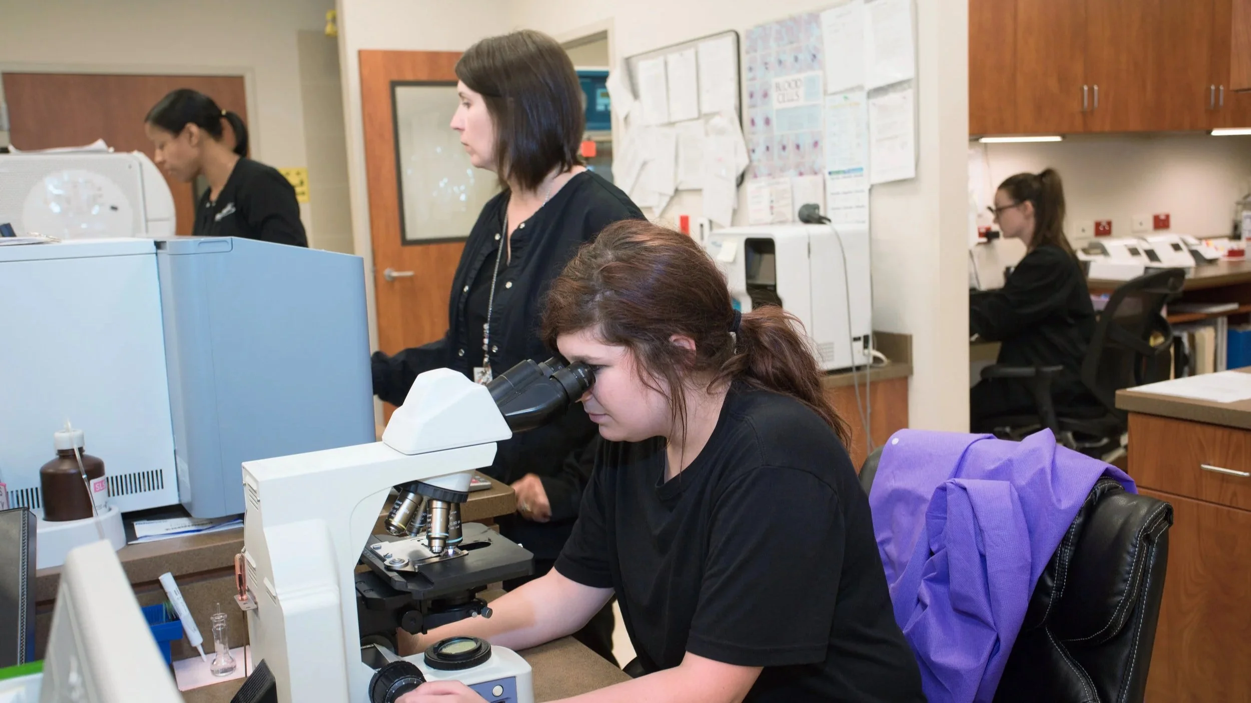  Our CLIA-certified and JCAHO-accredited Laboratory department provides comprehensive testing to ensure accurate results and superior patient care.    Learn more about our Laboratory →   