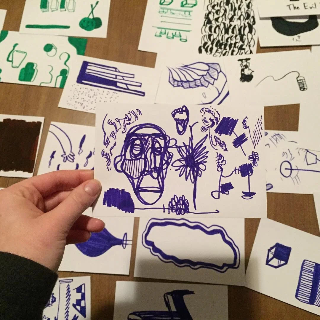 Meditative doodle from Living Room Series: Session 2 , November 18, 2018