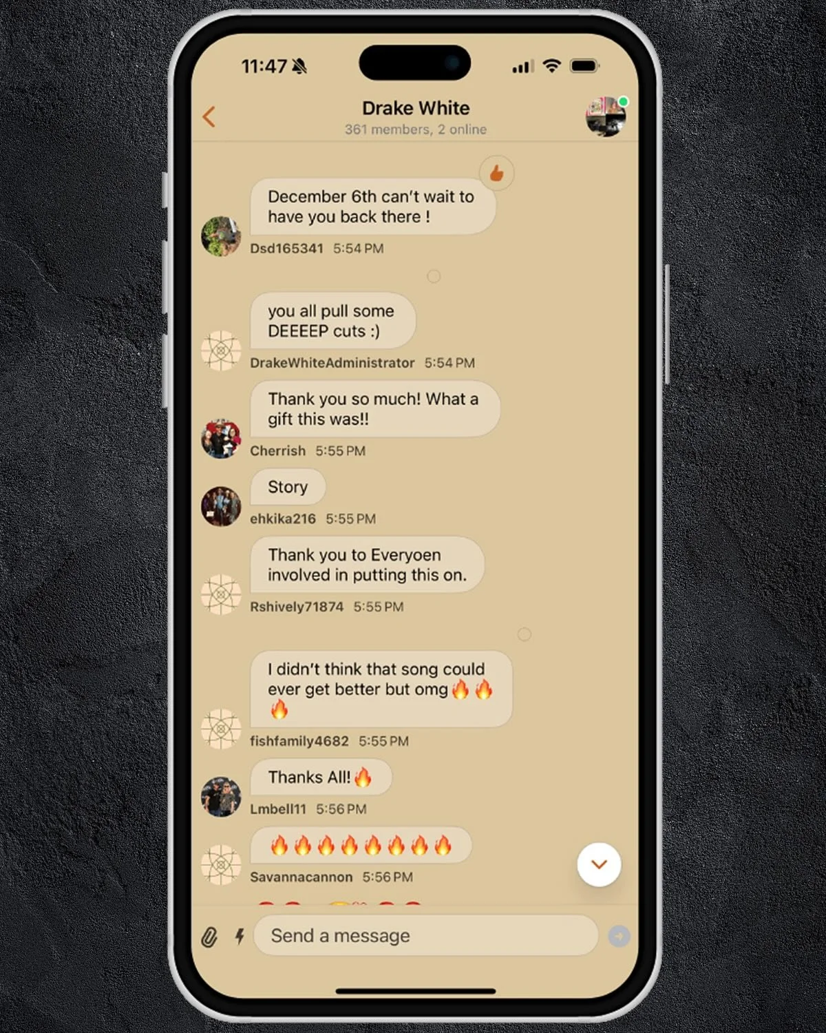 I know a lot of y’all have been waiting for this, so here it is — the Chorus Firestarters experience is now available on the Chorus app! You’ll get access to all the same features like unreleased music, exclusive videos, livestreams