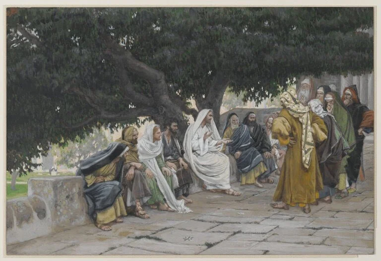 James Tissot, The Pharisees and the Sadducees Come to Tempt Jesus