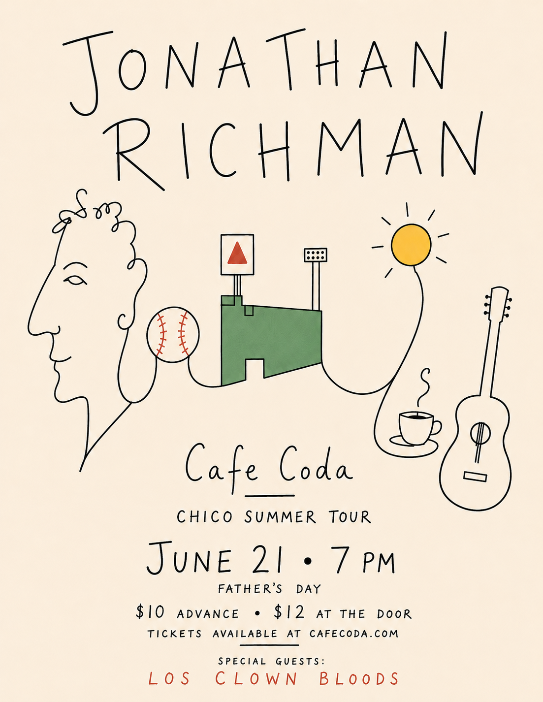 Jonathan Richman Summer Tour