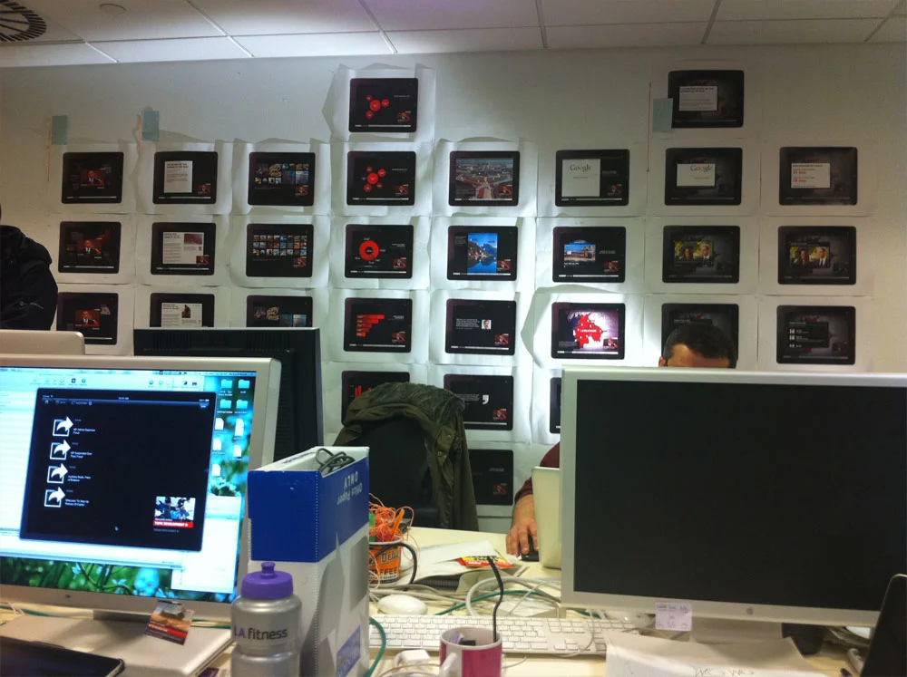 Final designs on the walls