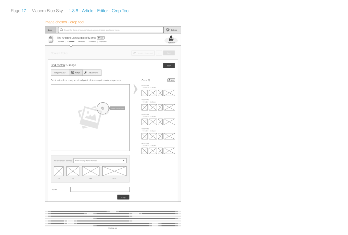 Article image - crop tool