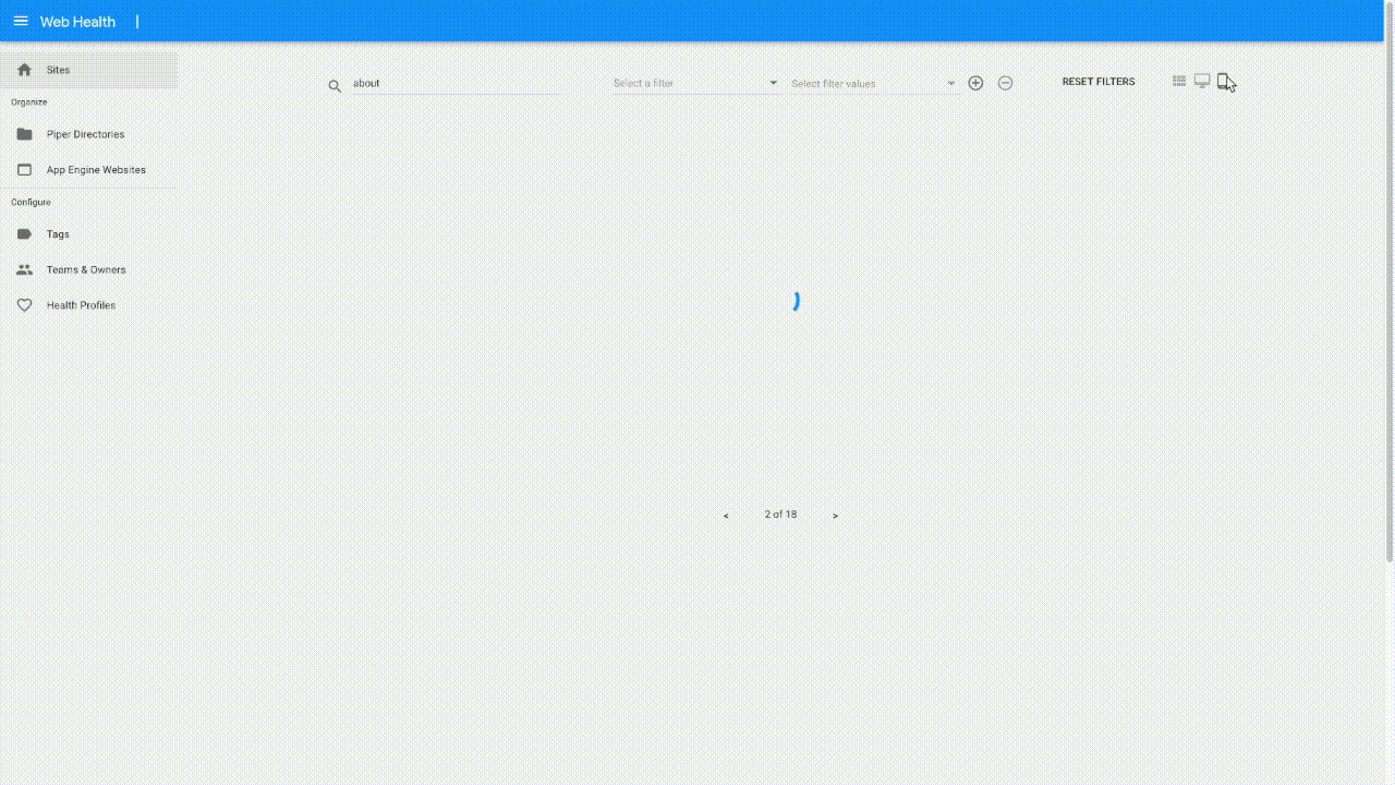4 - Navigating in to a site