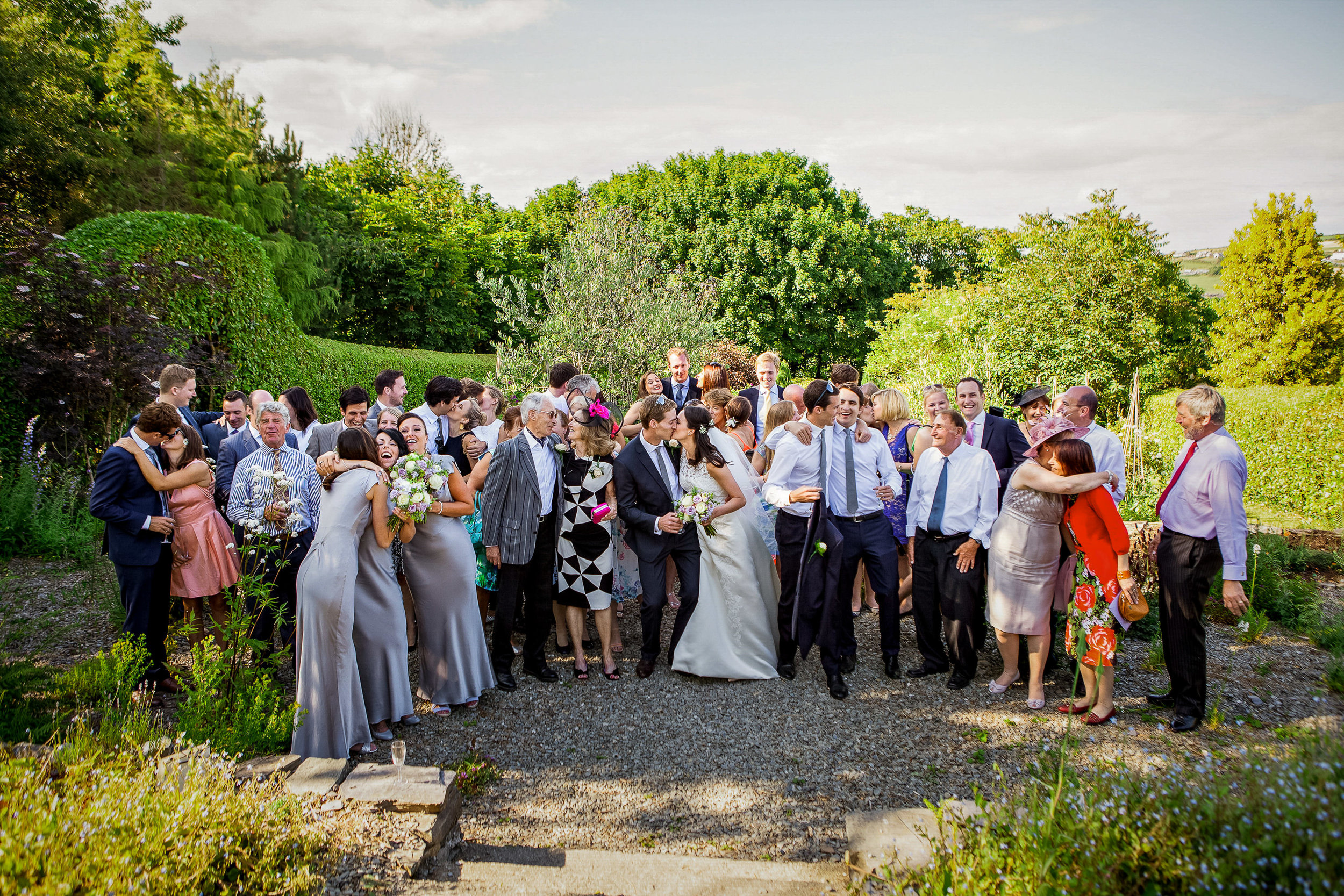 Glebe Gardens Wedding Photography by Casey Photography.  Baltimore West Cork