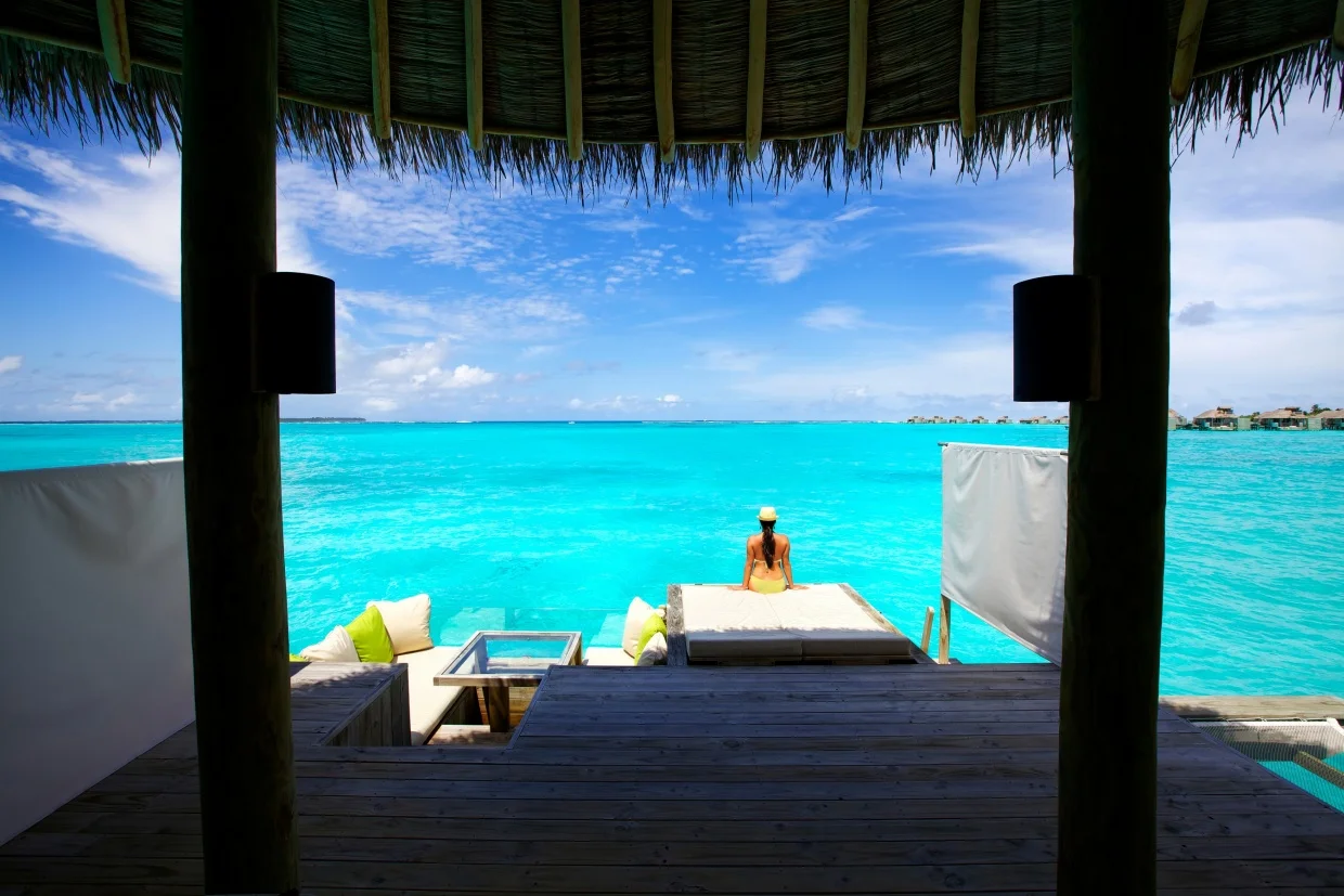 Six Senses Water Villa Deck