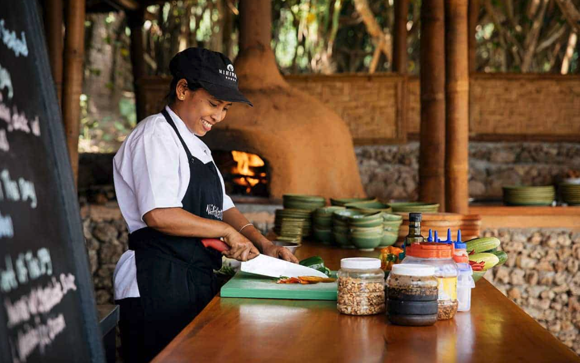 Nio beach club staff - Nihi Sumba Dining
