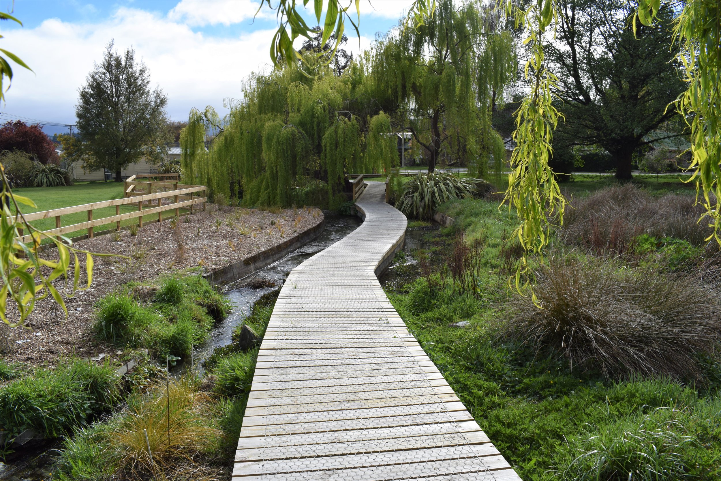 Walkway through raceway.JPG