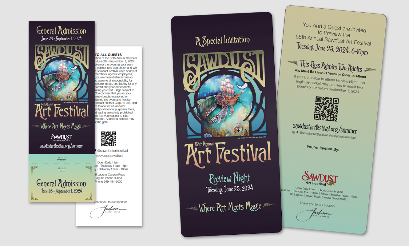 Festival Ticket and Invitation