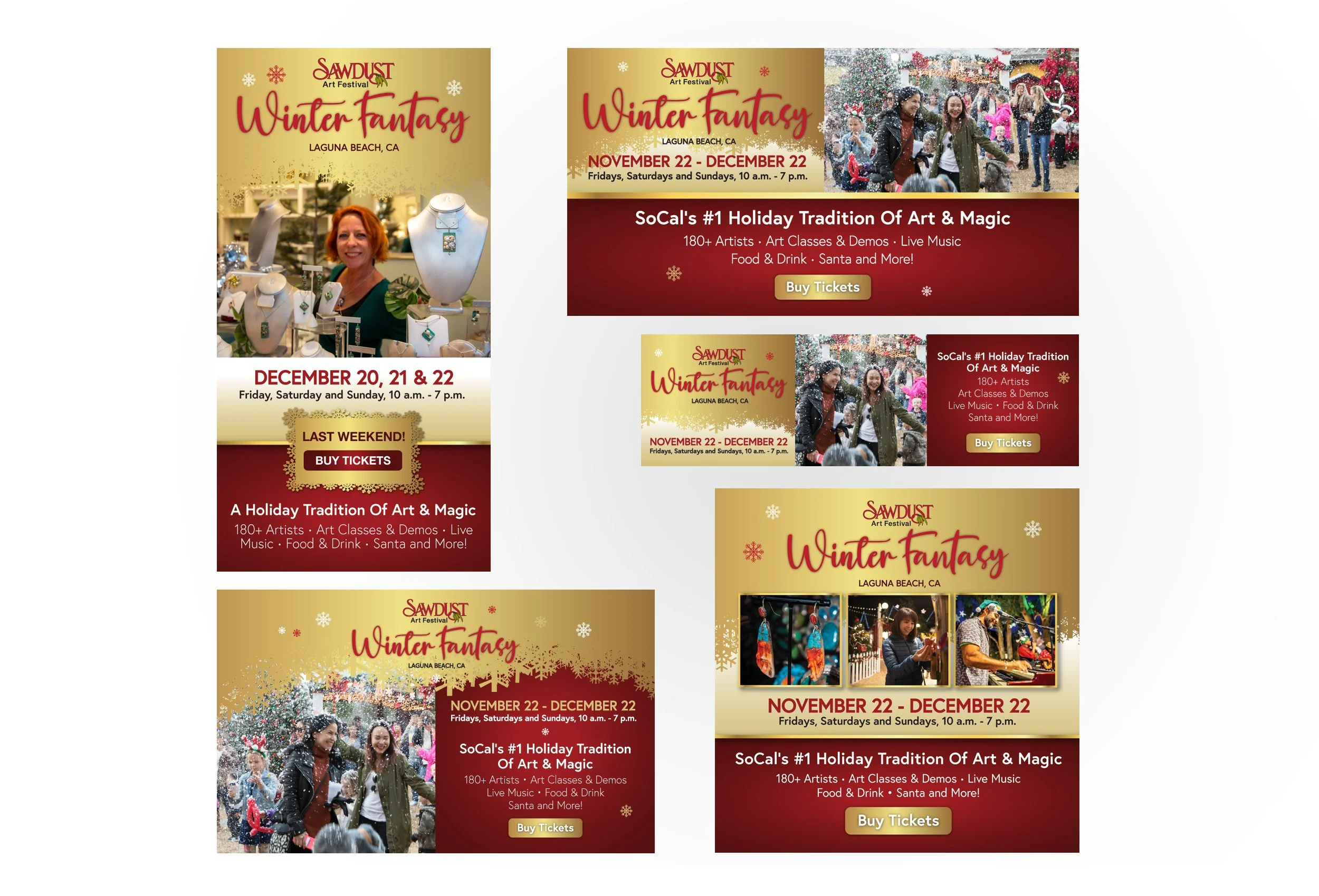 Winter Fantasy Digital Ads