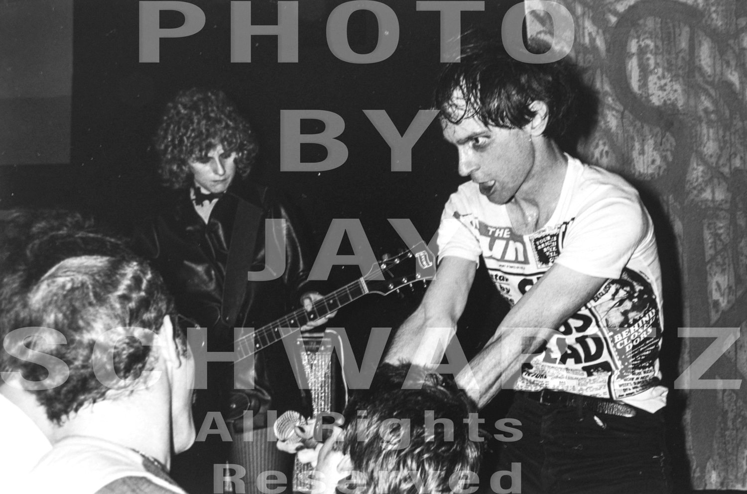 “Alison (the) End” and Mick Cancer of the Sic Kidz, debut performance, at the Hot Club, 2/16/79 by Jay Schwartz