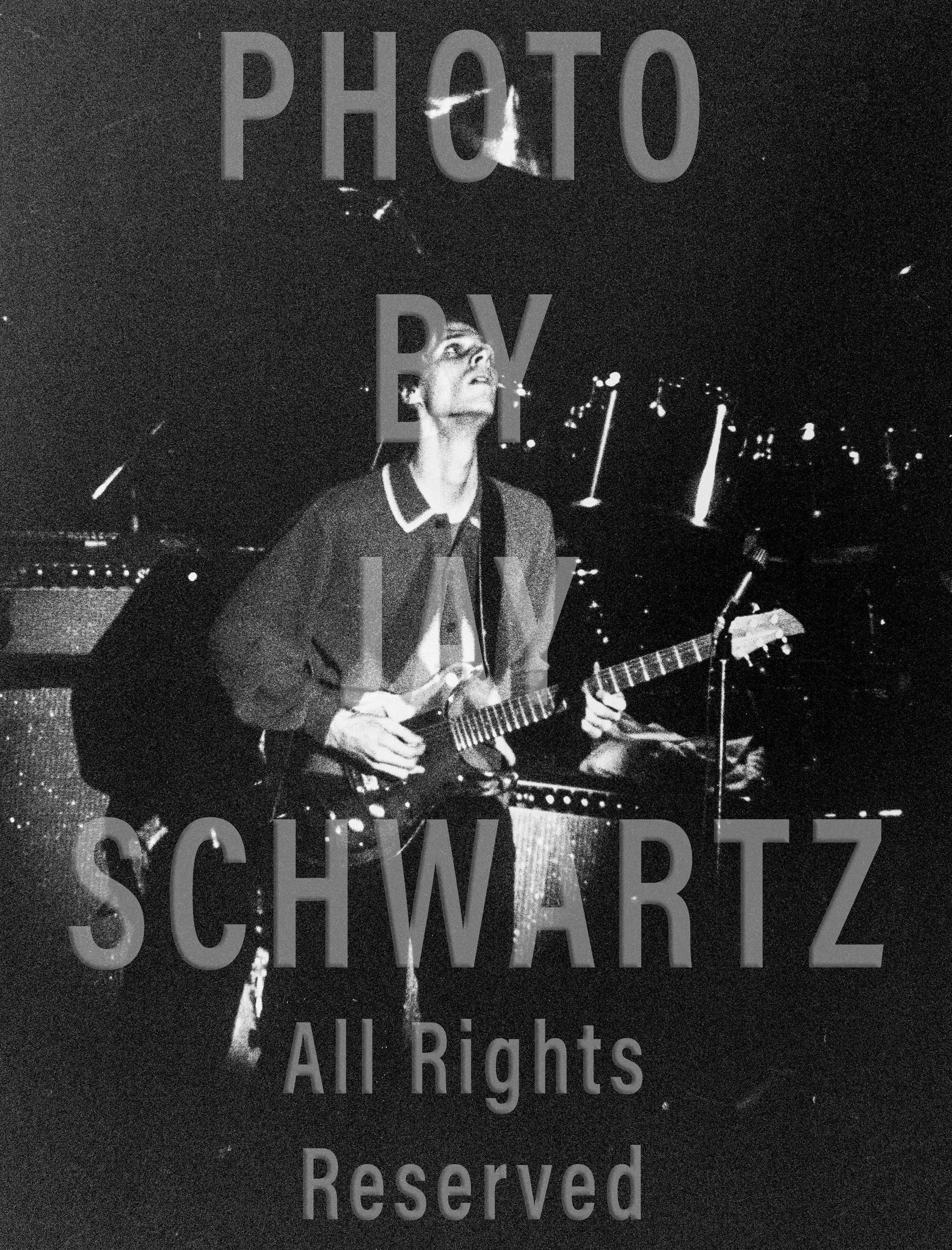 Tom Verlaine of Television at the Tower Theater, 3/18/77 by Jay Schwartz