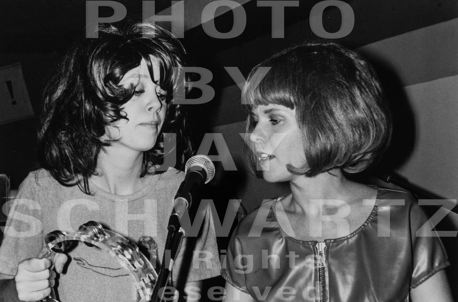 Cindy Wilson and Kate Pierson of The B-52’s at Artemis, 9/29/78 by Jay Schwartz