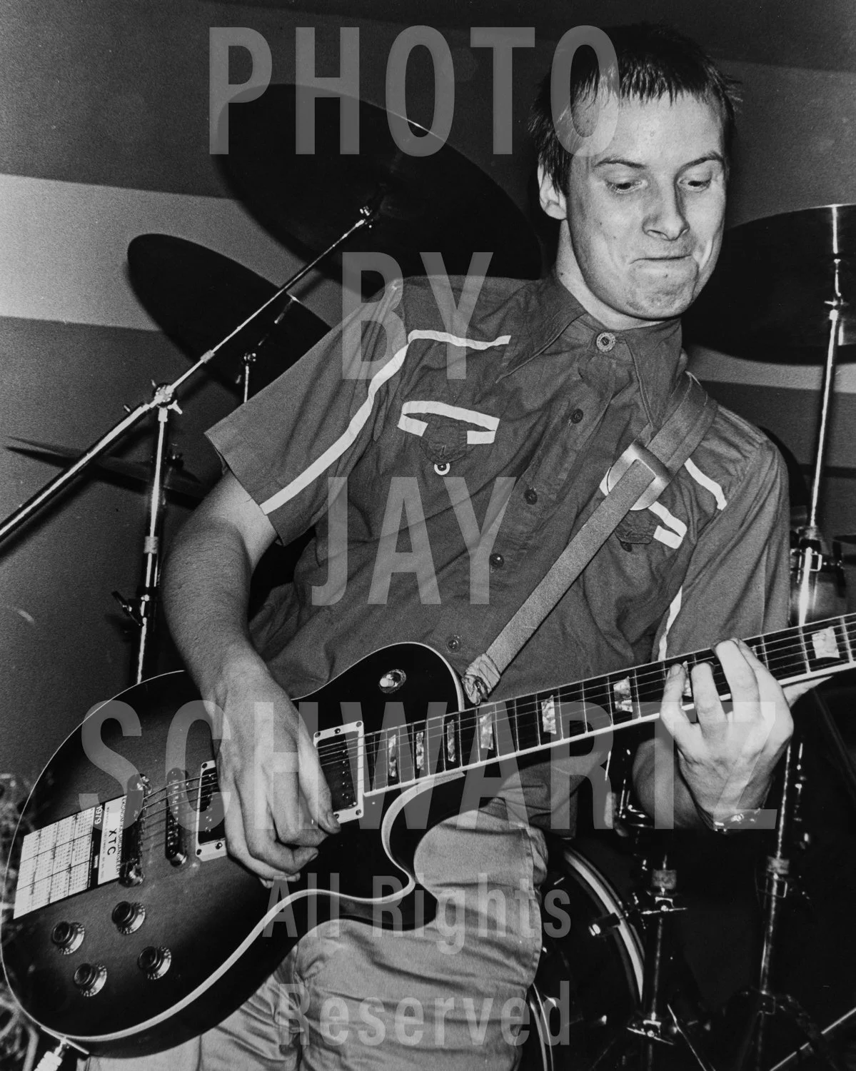 Andy Partridge of XTC at the Hot Club, 12/30/78 by Jay Schwartz