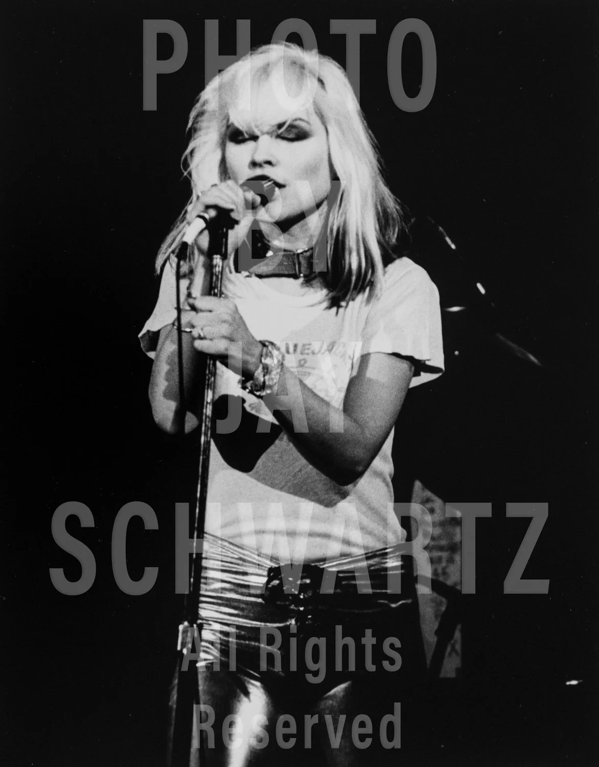 Deborah Harry of Blondie, at the Tower Theater, 3/19/77 by Jay Schwartz