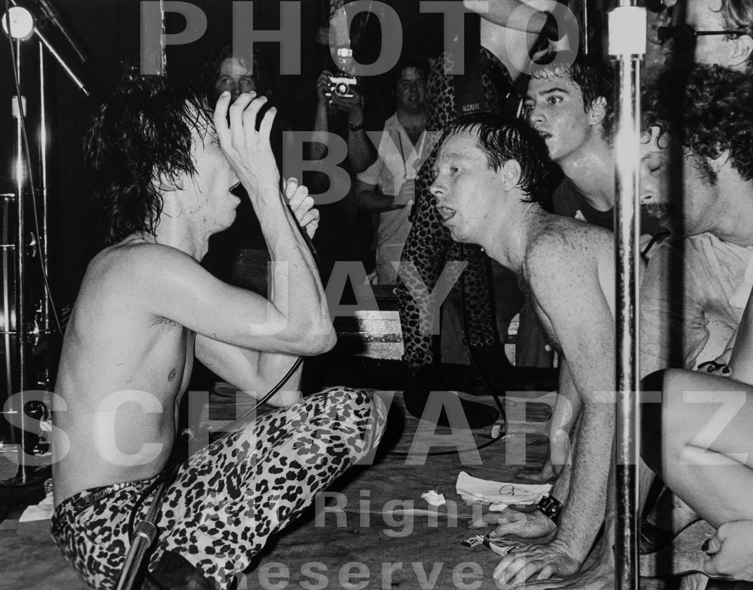 Stiv Bators of The Dead Boys at the Hot Club, 12/19/77 by Jay Schwartz