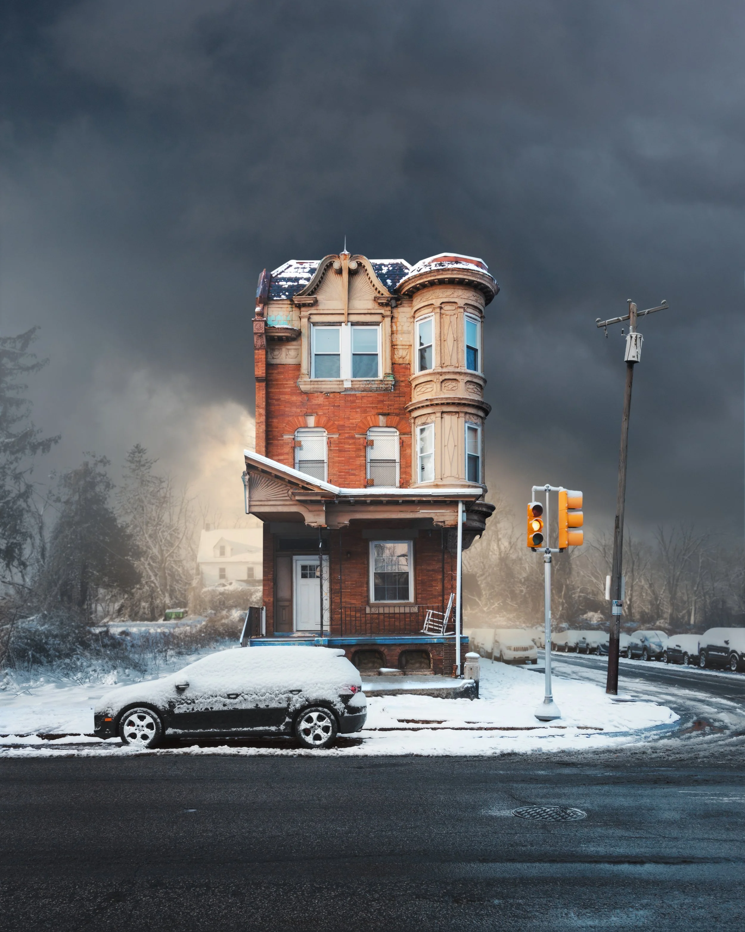 Rowhomes #100  by Chris Hytha