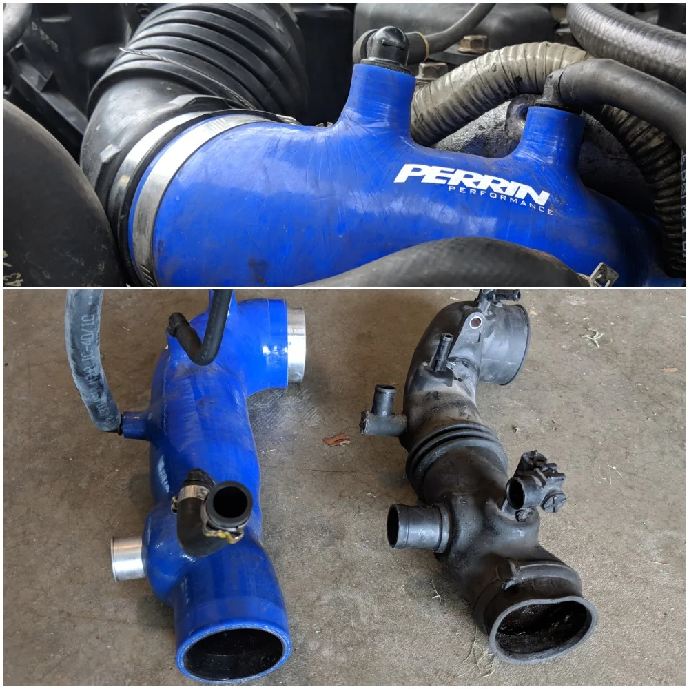04-08 Forester XT Perrin turbo inlet. Does it suck...? 