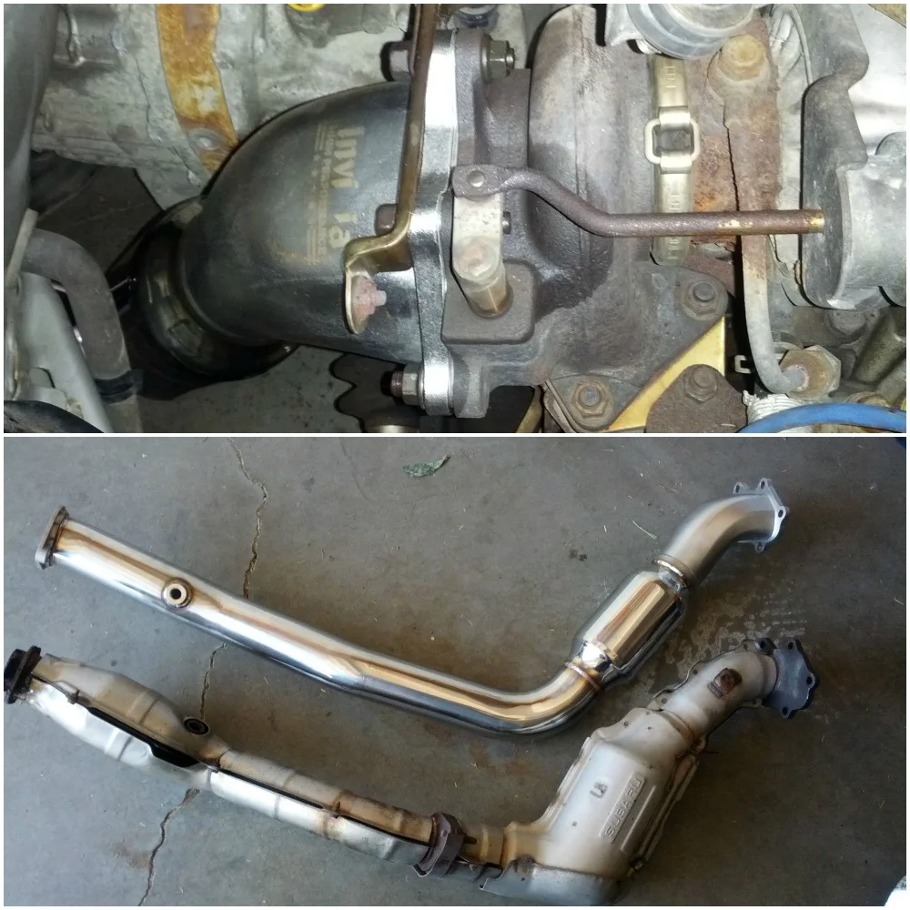 Invidia 04-08 FXT catted divorced downpipe. Baby's got cat! 