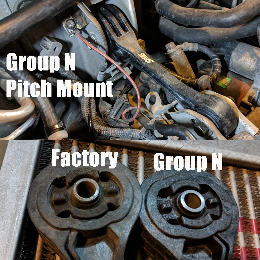 STi Group N pitch mount. The stiffer the better..!?