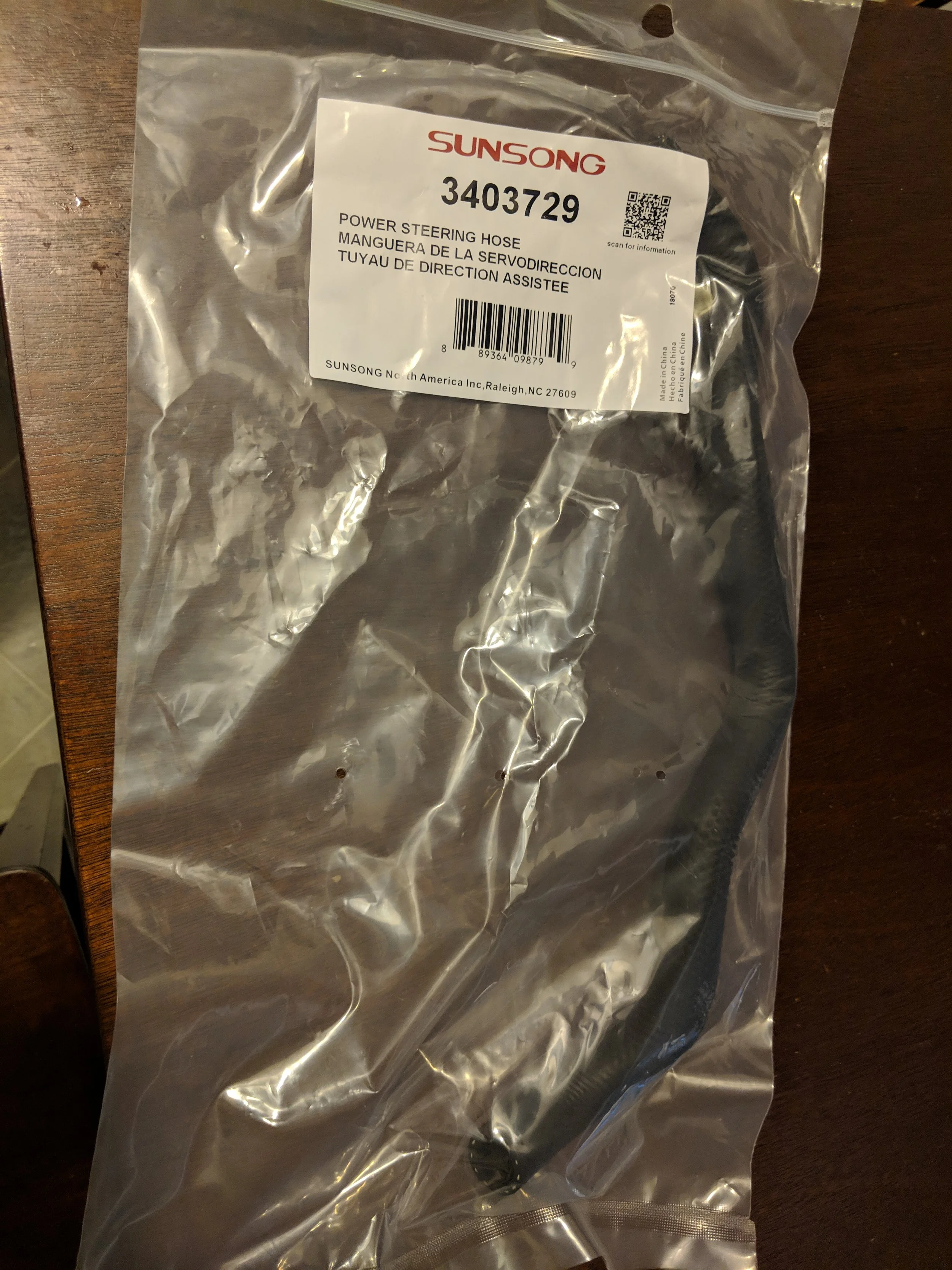 Replacement feed hose, from the reservoir to pump. Made by Sunsong and an exact fit for much cheaper. 04-08 Fxt 02-07 Wrx/Impreza/STi. Sunsong return line not shown.