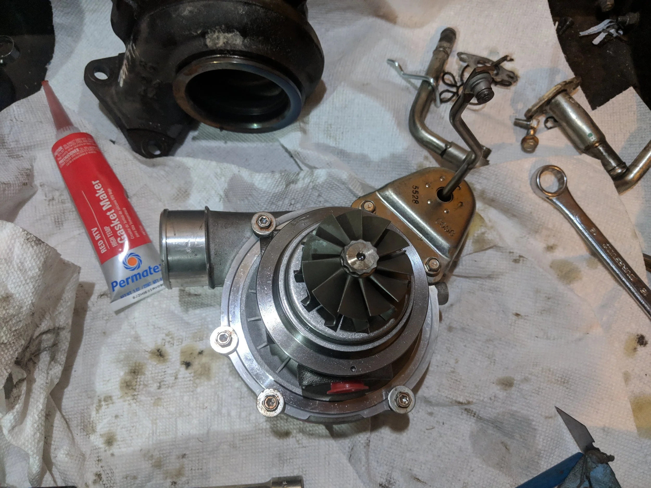 If you need to replace the CHRA of your VF turbo that is quite easy to diy!
