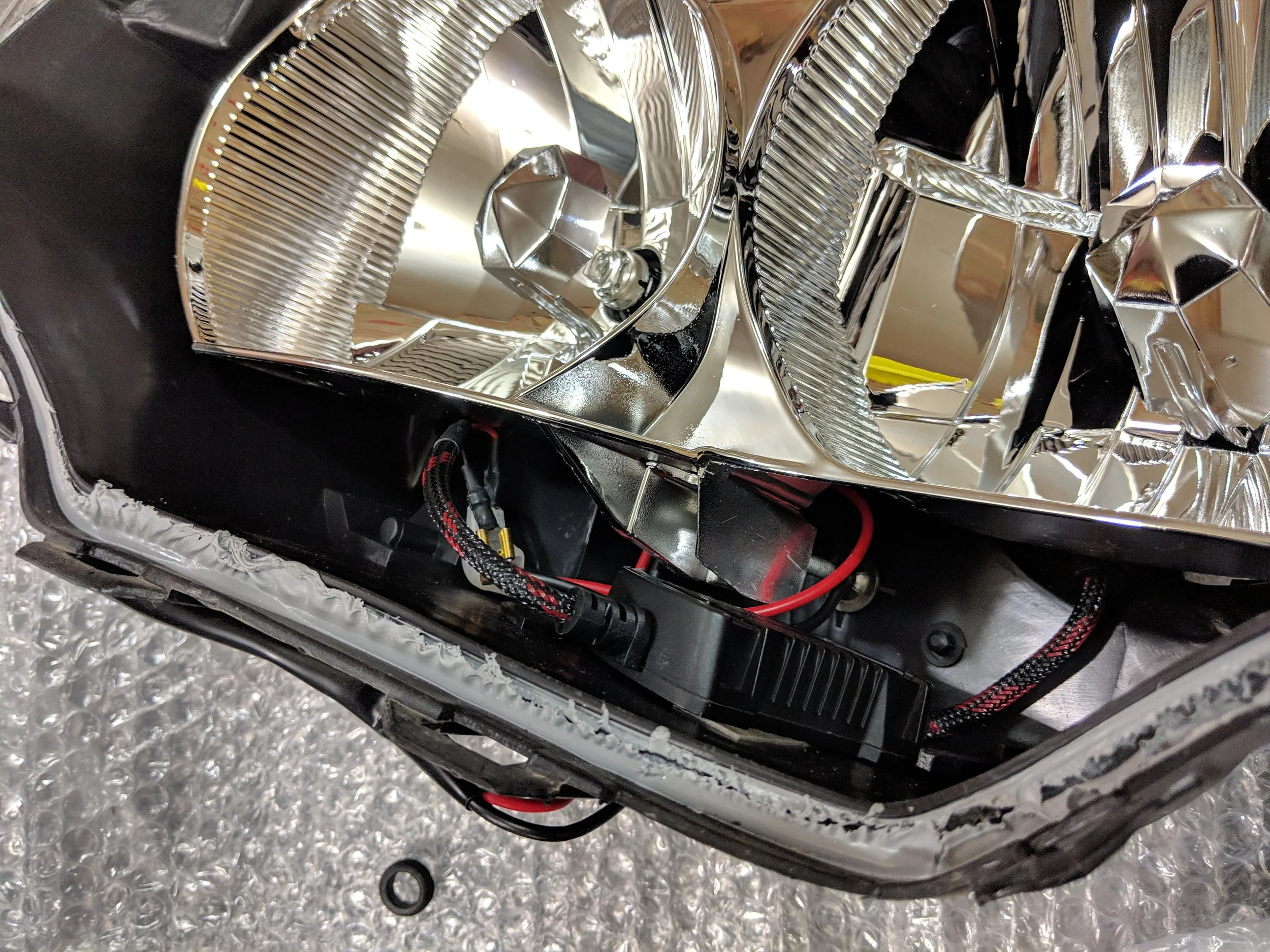 Keep your eye on that butyl. Wherever it sticks too… it will be quite stuck. Use heat and rubbing alcohol to remove it.