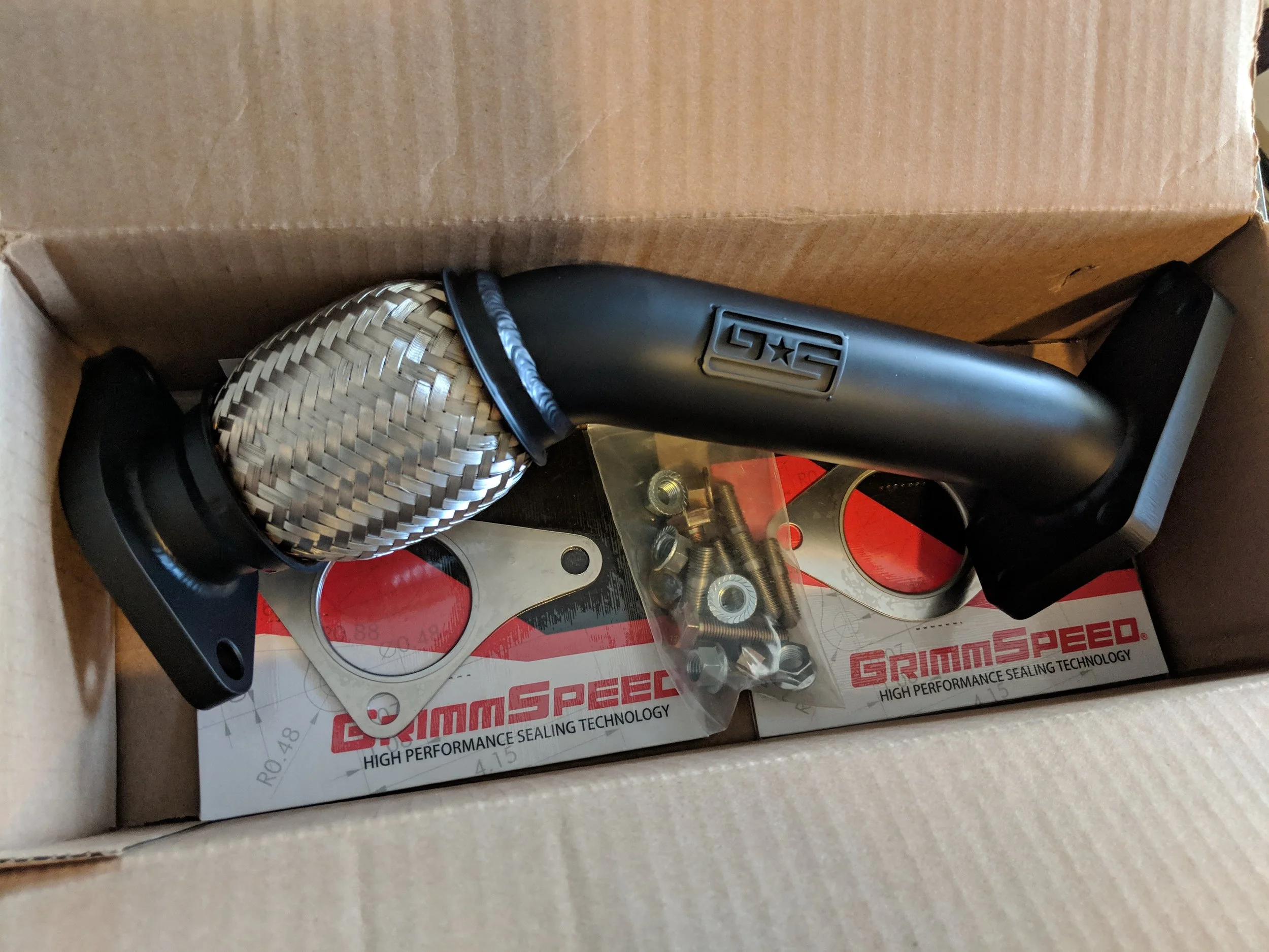 Grimmspeed ceramic coated uppipe 02-07 Wrx/04-07 STi/04-08 Fxt.  Spool me up, Scotty! 