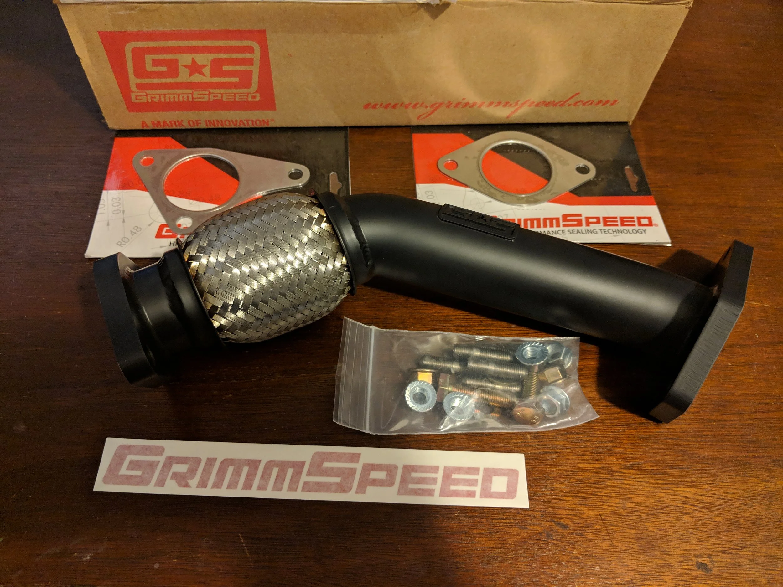 Not only do you get a great uppipe but you also get all the necessary hardware.