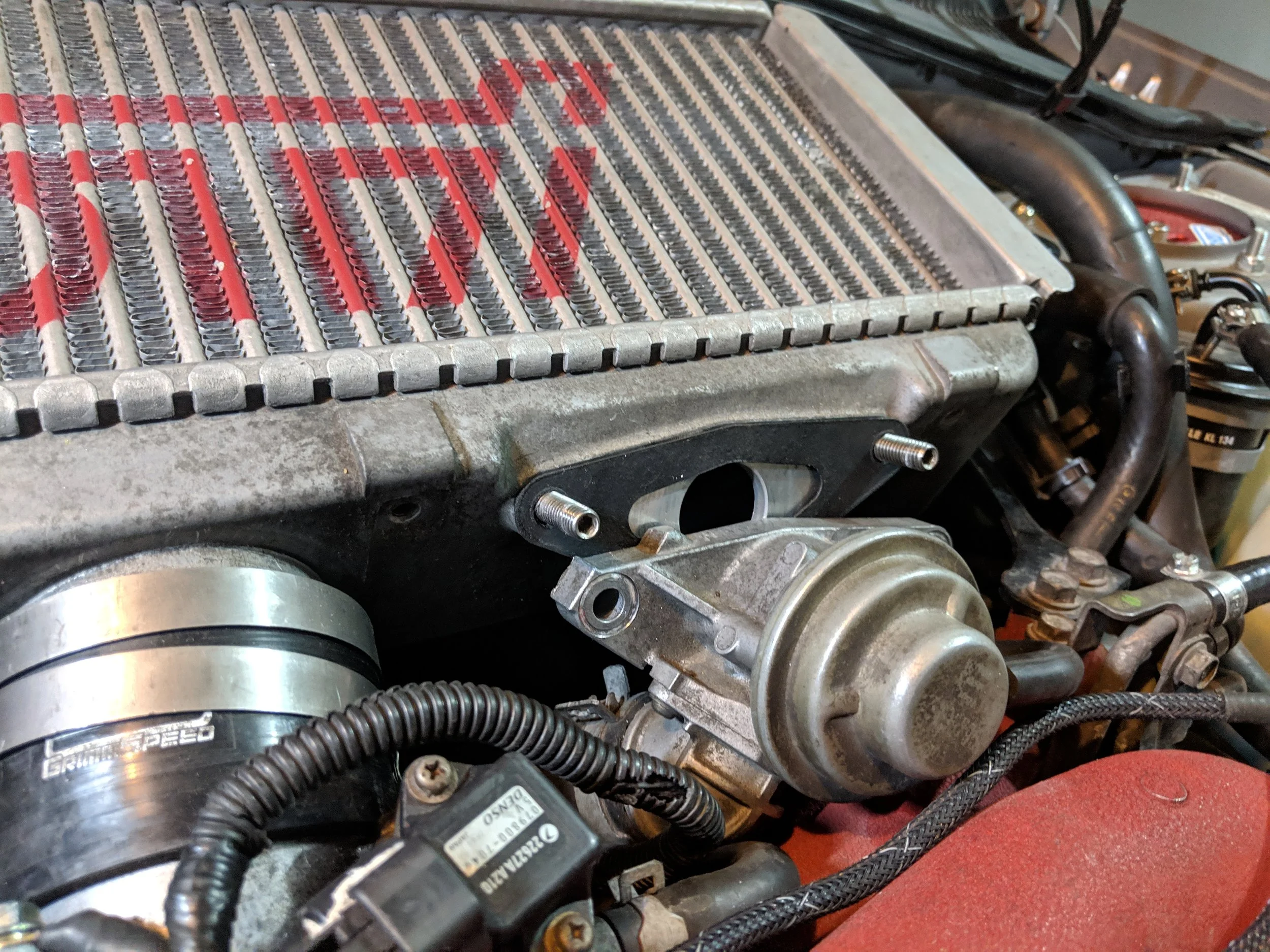 I can’t say enough about these Company 23 tmic studs. They make this job so much easier and you will no longer worry about stripping out the tmic aluminum threads for the factory bolts.